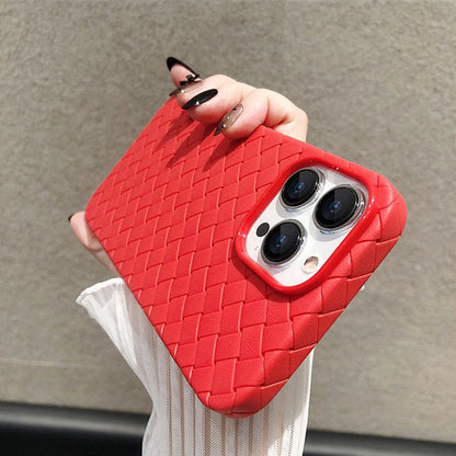 Coque Motif Tissage pour iPhone 16 Pro - Coque Wiqeo 10€-15€, Coque, iPhone 16 Pro, Silicone Wiqeo, Déstockeur de Coques Pour iPhone