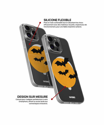 Coque ombre chauve souris pour iPhone