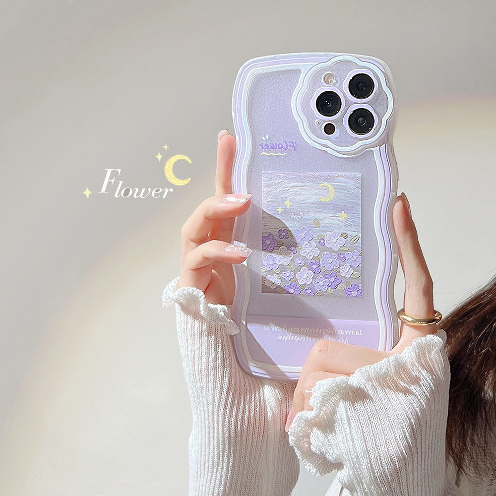 Coque Ondulée avec Chaîne pour iPhone 15 - 1 / Sans