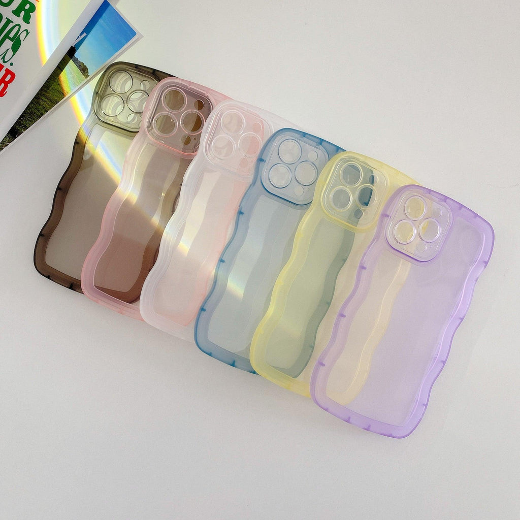 Coque Ondulée Transparente pour iPhone 12 Mini - Coque Wiqeo 10€-15€, Coque, iPhone 12 Mini, Silicone, Transparente Wiqeo, Déstockeur de Coques Pour iPhone