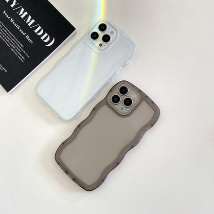 Coque Ondulée Transparente pour iPhone 15 Plus - Coque Wiqeo 10€-15€, Coque, iPhone 15 Plus, Silicone, Transparente Wiqeo, Déstockeur de Coques Pour iPhone