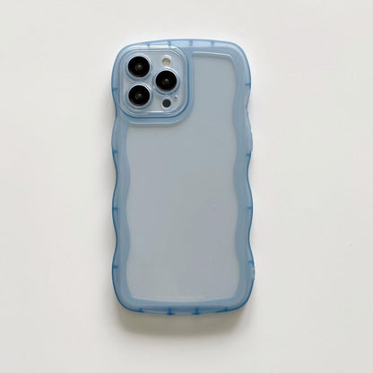 Coque Ondulée Transparente pour iPhone 15 Plus - Coque Wiqeo 10€-15€, Coque, iPhone 15 Plus, Silicone, Transparente Wiqeo, Déstockeur de Coques Pour iPhone