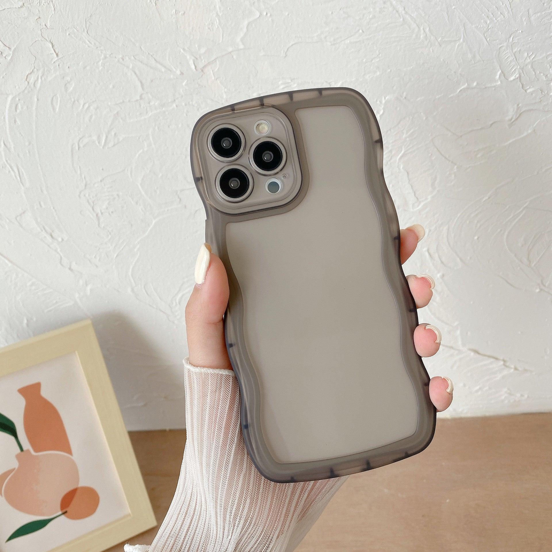 Coque Ondulée Transparente pour iPhone 15 Plus - Coque Wiqeo 10€-15€, Coque, iPhone 15 Plus, Silicone, Transparente Wiqeo, Déstockeur de Coques Pour iPhone