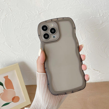 Coque Ondulée Transparente pour iPhone 15 Plus - Coque Wiqeo 10€-15€, Coque, iPhone 15 Plus, Silicone, Transparente Wiqeo, Déstockeur de Coques Pour iPhone