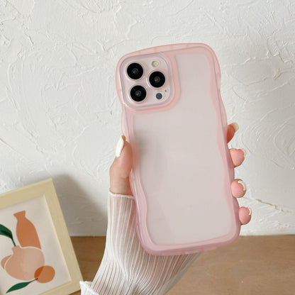 Coque Ondulée Transparente pour iPhone 15 Plus - Coque Wiqeo 10€-15€, Coque, iPhone 15 Plus, Silicone, Transparente Wiqeo, Déstockeur de Coques Pour iPhone