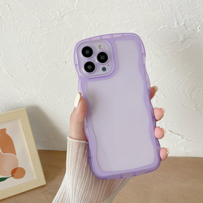 Coque Ondulée Transparente pour iPhone 15 Plus - Coque Wiqeo 10€-15€, Coque, iPhone 15 Plus, Silicone, Transparente Wiqeo, Déstockeur de Coques Pour iPhone