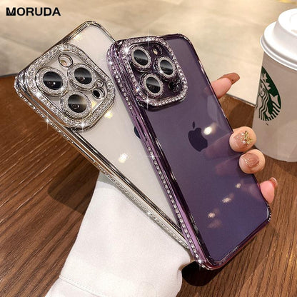 Coque Paillettes Scintillantes Aspect Luxe pour iPhone 16 Pro Max