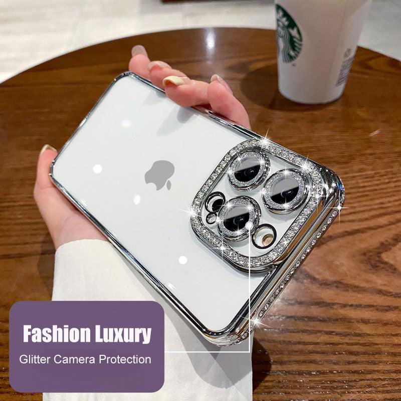 Coque Paillettes Scintillantes Aspect Luxe pour iPhone 16 Pro Max