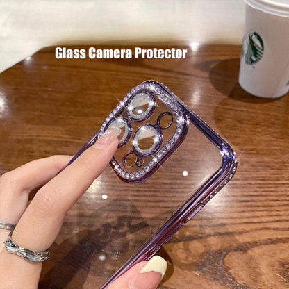 Coque Paillettes Scintillantes Aspect Luxe pour iPhone 16 Pro Max