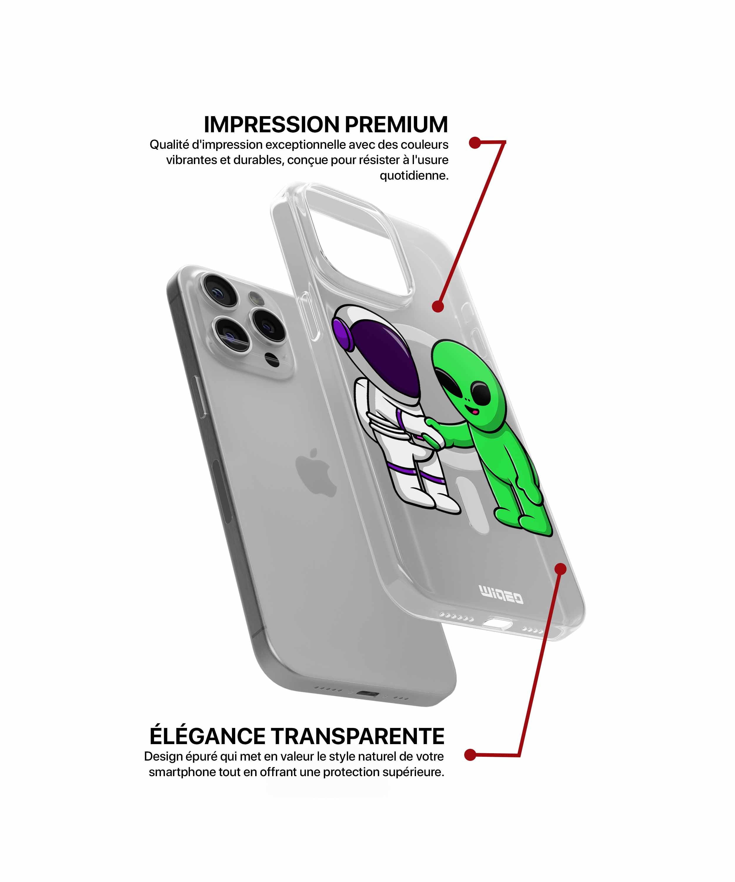 Coque paix galactique pour iPhone