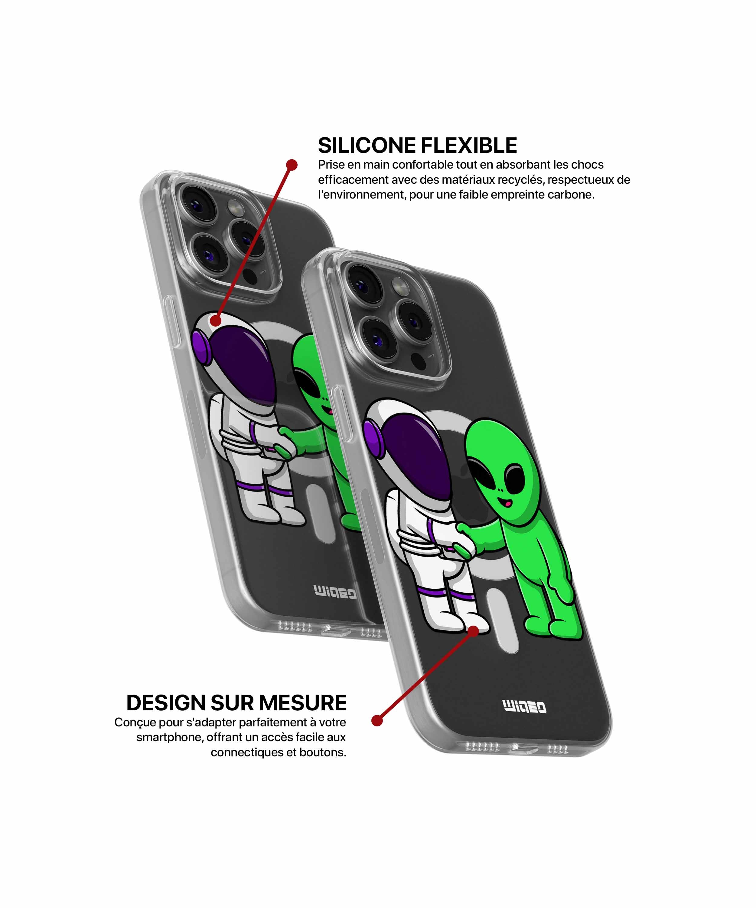 Coque paix galactique pour iPhone