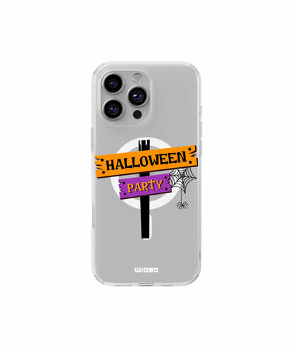 Coque panneaux Halloween party pour iPhone