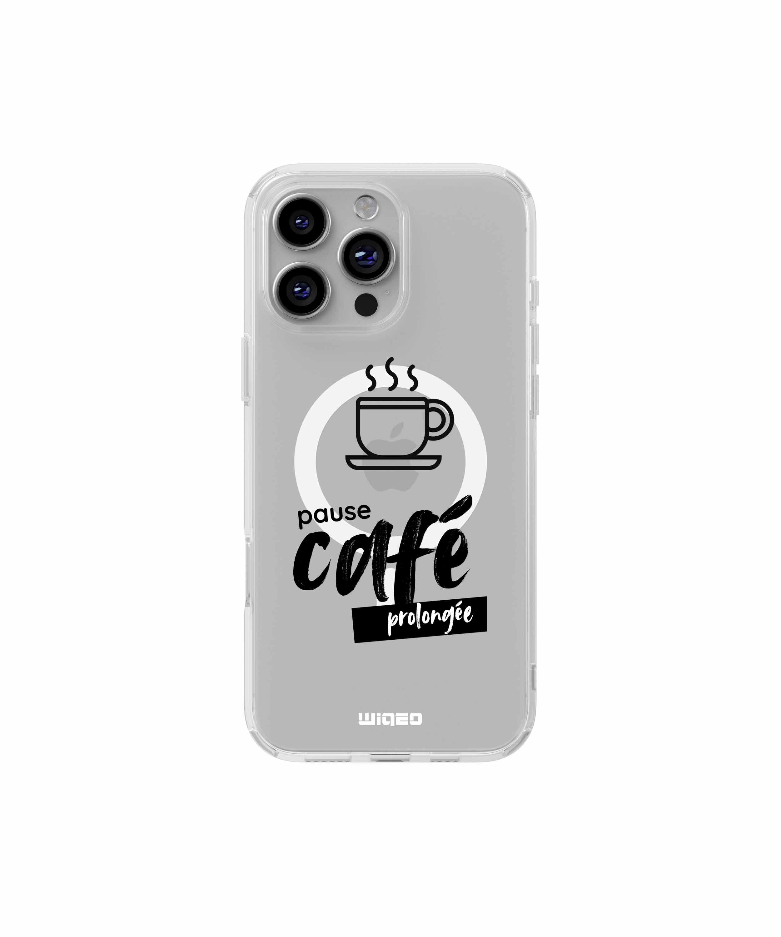 Coque pause café prolongée pour iPhone