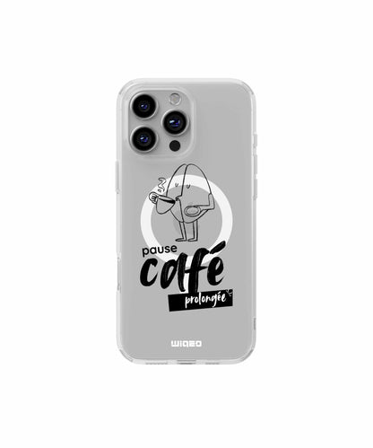 Coque pause café prolongée pour iPhone