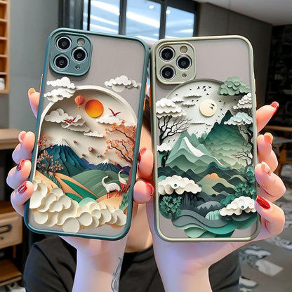 Coque Paysage Montagnes pour iPhone 16