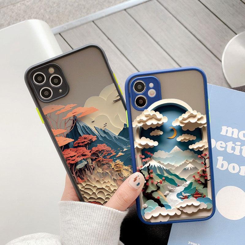 Coque Paysage Montagnes pour iPhone 16 Plus