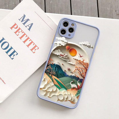 Coque Paysage Montagnes pour iPhone 16 Plus - Coque Wiqeo 10€-15€, Coque, iPhone 16 Plus, Silicone Wiqeo, Déstockeur de Coques Pour iPhone