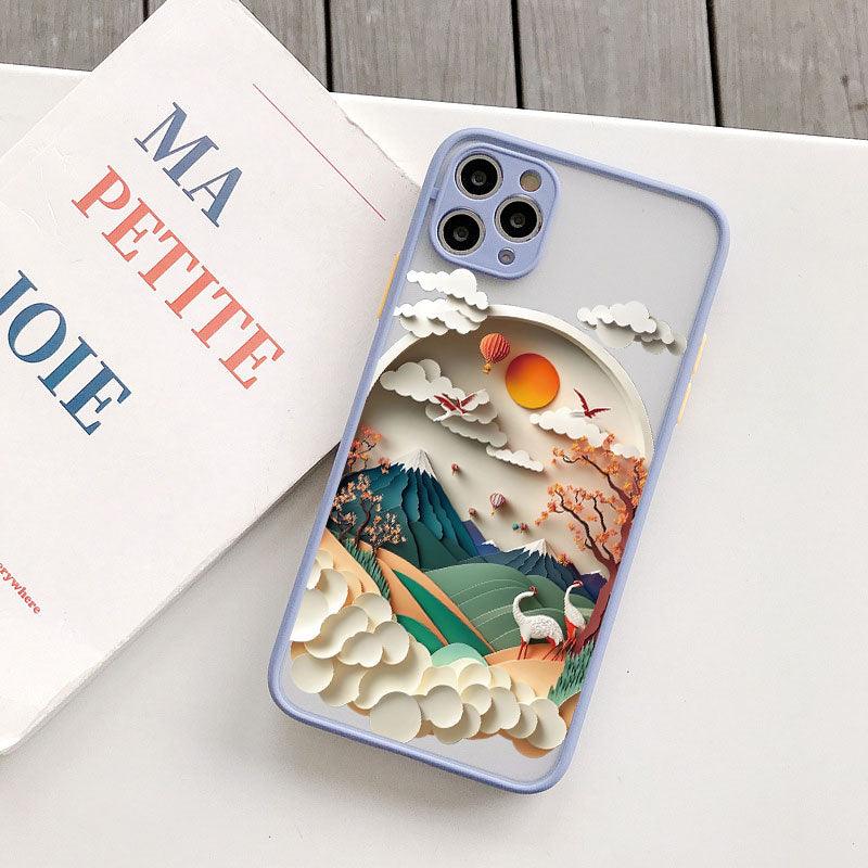 Coque Paysage Montagnes pour iPhone 16 Plus - Coque Wiqeo 10€-15€, Coque, iPhone 16 Plus, Silicone Wiqeo, Déstockeur de Coques Pour iPhone