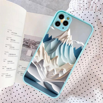 Coque Paysage Montagnes pour iPhone 16 Plus - Coque Wiqeo 10€-15€, Coque, iPhone 16 Plus, Silicone Wiqeo, Déstockeur de Coques Pour iPhone