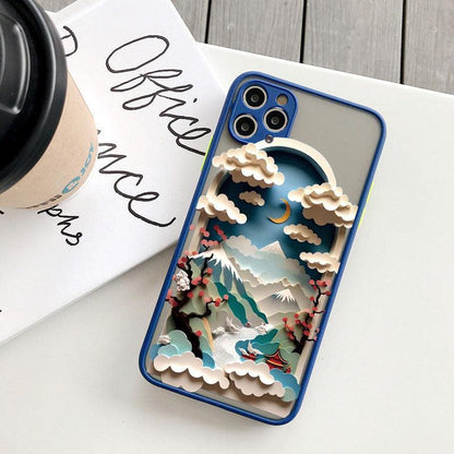 Coque Paysage Montagnes pour iPhone 16 Pro Max - Coque Wiqeo 10€-15€, Coque, iPhone 16 Pro Max, Silicone Wiqeo, Déstockeur de Coques Pour iPhone