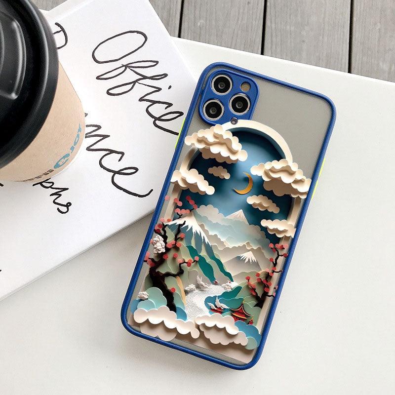 Coque Paysage Montagnes pour iPhone 16 Pro Max - Coque Wiqeo 10€-15€, Coque, iPhone 16 Pro Max, Silicone Wiqeo, Déstockeur de Coques Pour iPhone