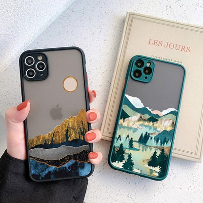 Coque Paysages Peints à la Main pour iPhone 16 Pro
