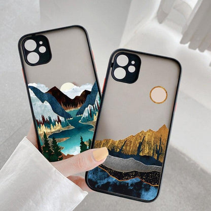 Coque Paysages Peints à la Main pour iPhone 16 Pro Max
