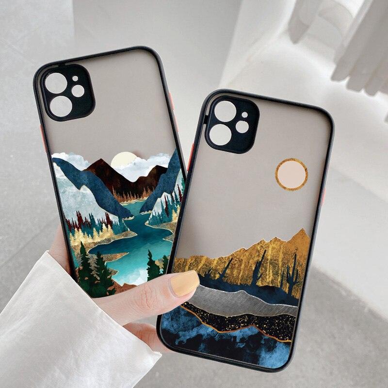 Coque Paysages Peints à la Main pour iPhone 16 Pro Max