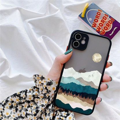 Coque Paysages Peints à la Main pour iPhone 16 Pro Max - Coque Wiqeo 10€-15€, Coque, iPhone 16 Pro Max, Silicone Wiqeo, Déstockeur de Coques Pour iPhone