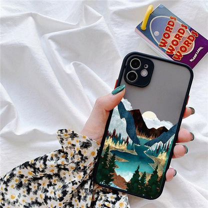 Coque Paysages Peints à la Main pour iPhone 16 Pro Max - Coque Wiqeo 10€-15€, Coque, iPhone 16 Pro Max, Silicone Wiqeo, Déstockeur de Coques Pour iPhone