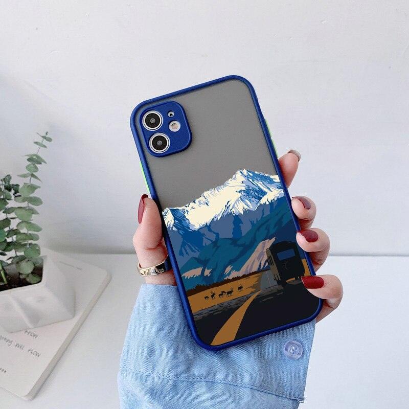 Coque Paysages Peints à la Main pour iPhone 16 Pro Max - Coque Wiqeo 10€-15€, Coque, iPhone 16 Pro Max, Silicone Wiqeo, Déstockeur de Coques Pour iPhone