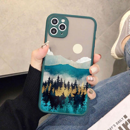 Coque Paysages Peints à la Main pour iPhone 16 Pro Max - Coque Wiqeo 10€-15€, Coque, iPhone 16 Pro Max, Silicone Wiqeo, Déstockeur de Coques Pour iPhone
