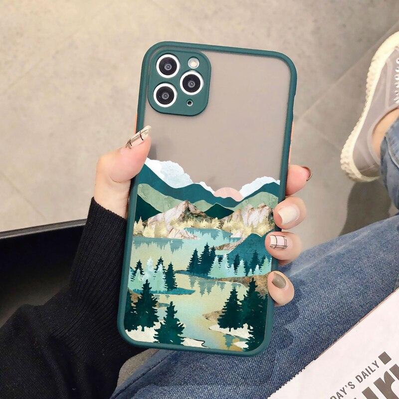 Coque Paysages Peints à la Main pour iPhone 16 Pro Max - Coque Wiqeo 10€-15€, Coque, iPhone 16 Pro Max, Silicone Wiqeo, Déstockeur de Coques Pour iPhone