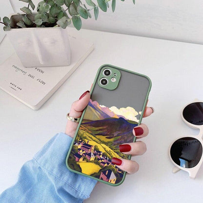 Coque Paysages Peints à la Main pour iPhone 16 Pro Max - Coque Wiqeo 10€-15€, Coque, iPhone 16 Pro Max, Silicone Wiqeo, Déstockeur de Coques Pour iPhone