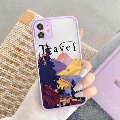 Coque Paysages Peints à la Main pour iPhone 16 Pro Max - Coque Wiqeo 10€-15€, Coque, iPhone 16 Pro Max, Silicone Wiqeo, Déstockeur de Coques Pour iPhone