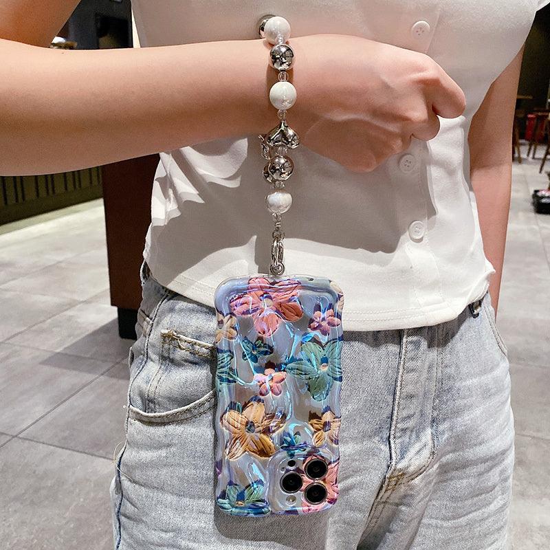 Coque Peinture à l'huile 3D Rétro pour iPhone 16