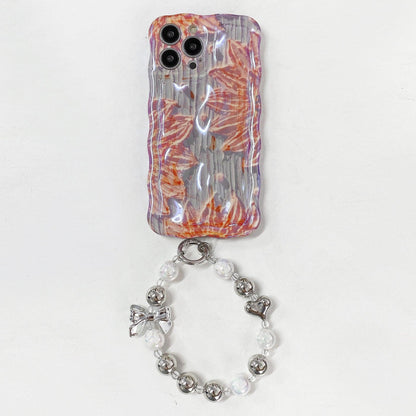 Coque Peinture à l'huile 3D Rétro pour iPhone 16 - Coque Wiqeo 10€-15€, Chaine, Coque, iPhone 16, Silicone Wiqeo, Déstockeur de Coques Pour iPhone