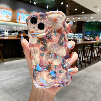 Coque Peinture à l'huile 3D Rétro pour iPhone 16 - Coque Wiqeo 10€-15€, Chaine, Coque, iPhone 16, Silicone Wiqeo, Déstockeur de Coques Pour iPhone