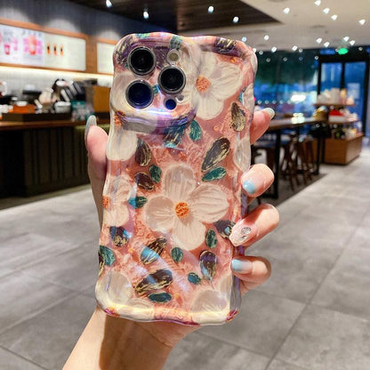 Coque Peinture à l'huile 3D Rétro pour iPhone 16 - Coque Wiqeo 10€-15€, Chaine, Coque, iPhone 16, Silicone Wiqeo, Déstockeur de Coques Pour iPhone