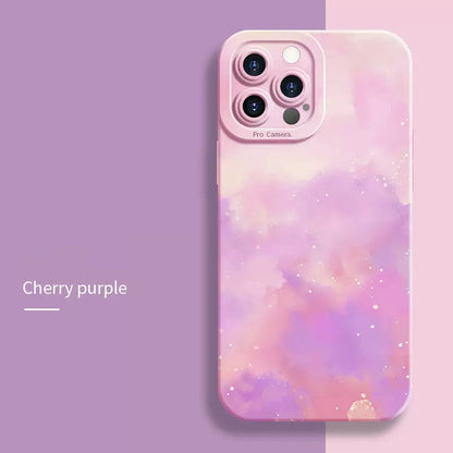 Coque Peinture à l'huile en Silicone pour iPhone 16 - 4