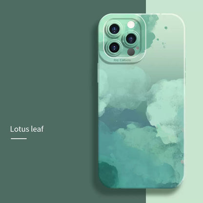 Coque Peinture à l'huile en Silicone pour iPhone 15 - 7
