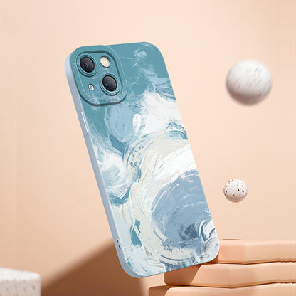 Coque Peinture Aquarelle en Silicone pour iPhone 12 Pro