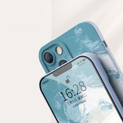 Coque Peinture Aquarelle en Silicone pour iPhone 12 Pro Max