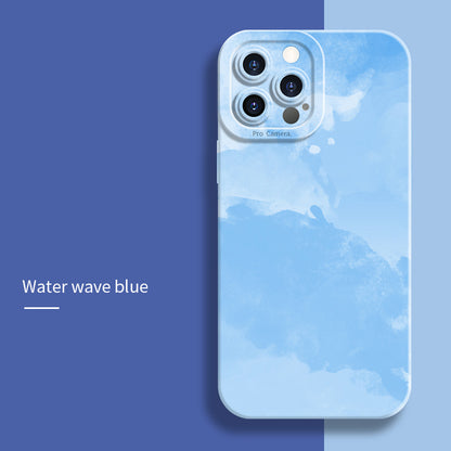 Coque Peinture Aquarelle en Silicone pour iPhone 12 Pro Max - 1