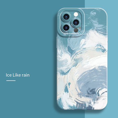 Coque Peinture Aquarelle en Silicone pour iPhone 13 Pro Max - 2