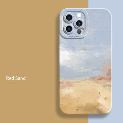 Coque Peinture Aquarelle en Silicone pour iPhone 14 Plus - 3