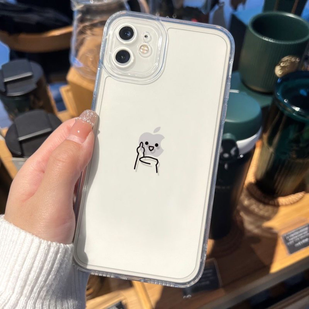 Coque Personnage Mignon pour iPhone X