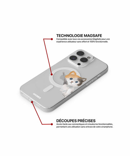 Coque petits yeux curieux pour iPhone