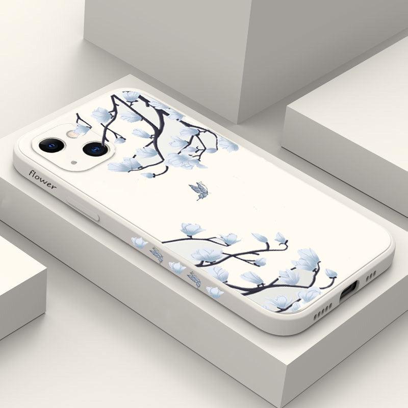 Coque Plantes Abstraites en Silicone pour iPhone 13 Pro Max - Coque Wiqeo 10€-15€, Coque, iPhone 13 Pro Max, Silicone Wiqeo, Déstockeur de Coques Pour iPhone
