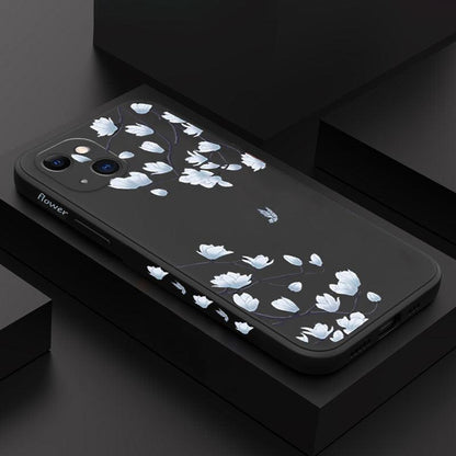 Coque Plantes Abstraites en Silicone pour iPhone 14 Pro - Coque Wiqeo 10€-15€, Coque, iPhone 14 Pro, Silicone Wiqeo, Déstockeur de Coques Pour iPhone